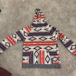 Cozy Multicolor Patterned Women's Sweater